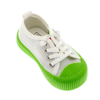 

Children Summer Breathable Air Mesh Casual Shoes Kids Boys Colorful Sole Fashion Sneakers Girls Canvas Shoes Size 21-32