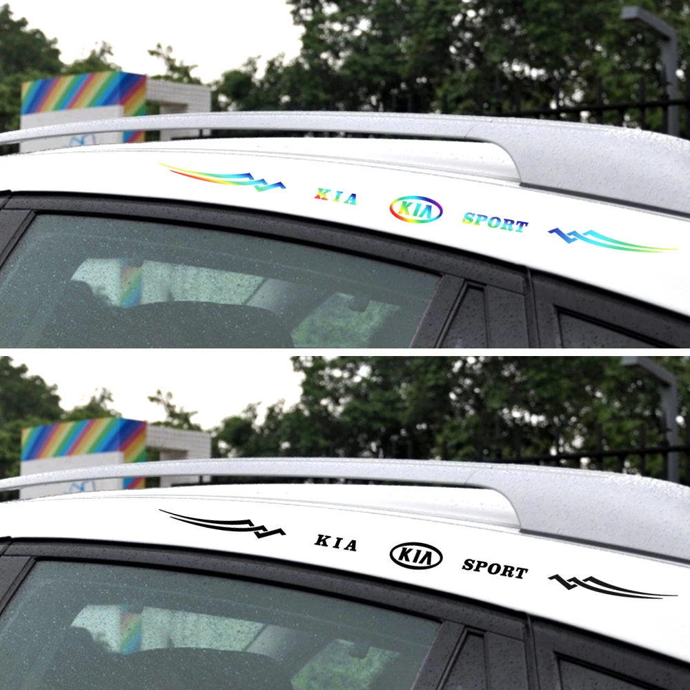 

3 Colors Car Decal Reflective Laser Vinyl Auto Logo Sticker Car Styling for Kia Motors Cerato Sportage R K2 K3 K5 Accessories
