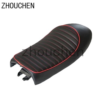 

Black Motorcycle Bike Vintage Cafe Racer Hump Style Cushion Seat
