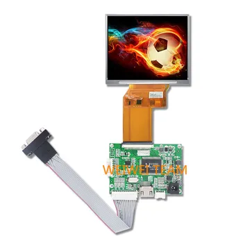 

wisecoco 3.5 inch 640x480 TFT Panel IPS Display JT035IPS02-V0 LCD Mudule Screen with VGA RGB AV Driver Board JT035IPS02 V0