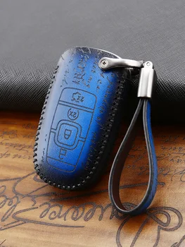 

Leather Car Key Case Cover Chain Holder for LINCOLN Continental Town CAR III Mark LT MarkⅧ LTCORSAIR LS 2018 Auto Accessories