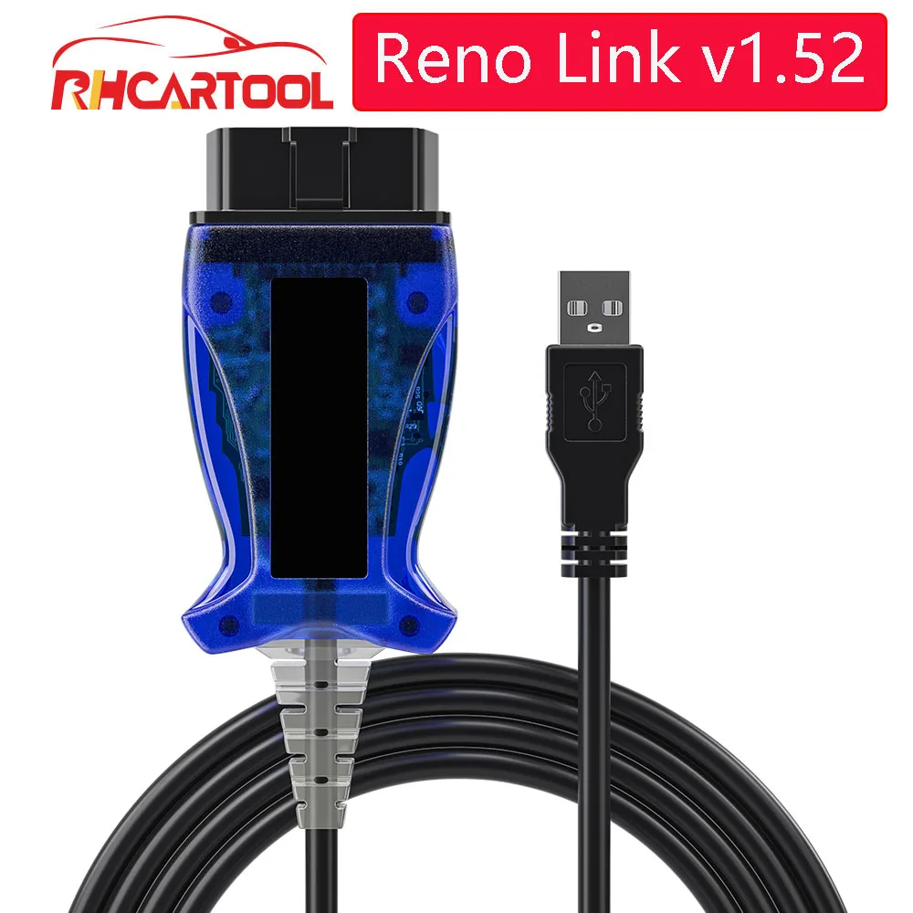 OBD2 для Renault Renolink ECU Программатор V1.52 Reno Link диагностический кабель USB