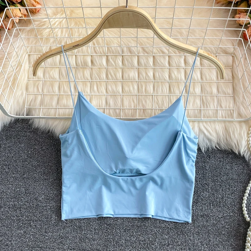 padded cami crop top