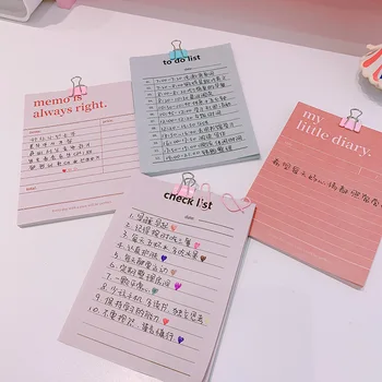 

Youwu GIRL'S Simple Notebook Stripes List Notebook Students Plan Memorandum Records Life Little Book