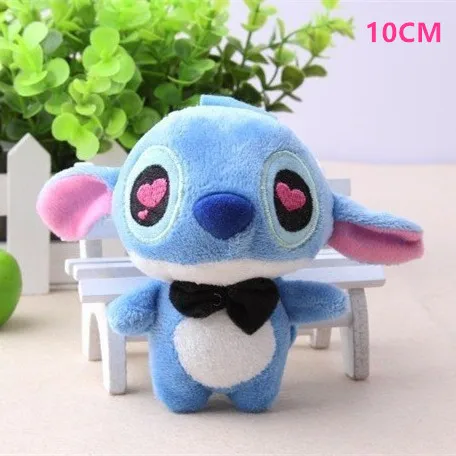 10-65 см Kawaii Ститч плюшевые игрушки куклы аниме Лило и Ститч Мягкая кукла милый Стич плюшевые игрушки для детей подарок на день рождения - Color: 10cm girl