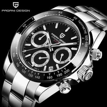 

PAGANI DESIGN Top Brand Luxury Automatic Watch Men Quartz Wristwatches Chronograph Japanese VK63 Sport Men Watches reloj hombre