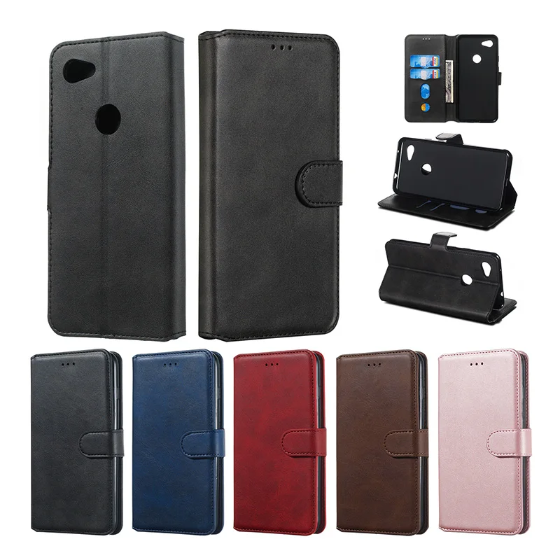Роскошный чехол-книжка из искусственной кожи для Google Pixel 3A XL магнитный держатель