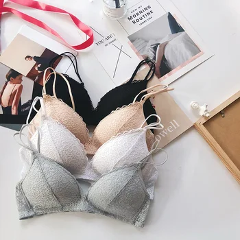 

Seamless Bra Women Sexy Lace Bralette Lingerie Padded Push Up Bra Ladies Wireless Underwear Brassiere Femme Soutien Gorge