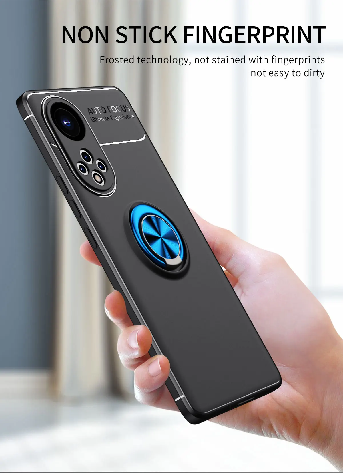 Shockproof Phone Case For Honor 50 Pro SE Paly5t Luxury Car Magnetic Ring Stand Back Cover For Huawei P50 P40 Pro Nova 8 Funda