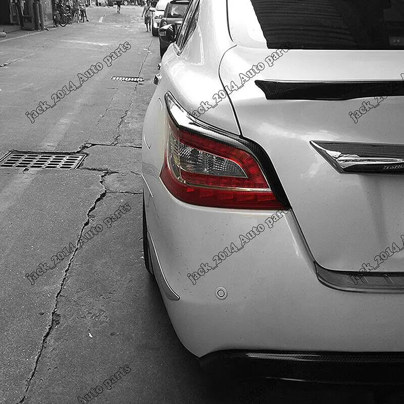 Хвост из углеродного волокна свет веки брови Крышка для Nissan Altima Teana 2013