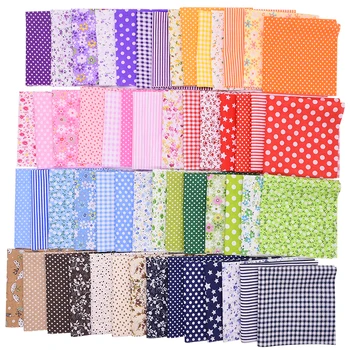 

56pcs 25cm Cotton Fabric Printed Cloth for Sewing Quilting Patchwork Needlework Fabric DIY Handmade Craft Mixed Cloth