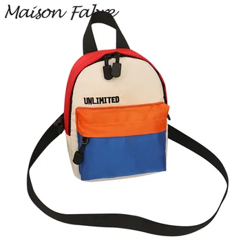 

Maison Fabre Bag ladies men canvas shoulder bag strap small letter print crossbody bag phone 2019 fashion girls zipper handbag
