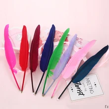 200 шт перо Шариковая ручка для офиса студента письма ручка перо ручки для школы принадлежности, домашний декор