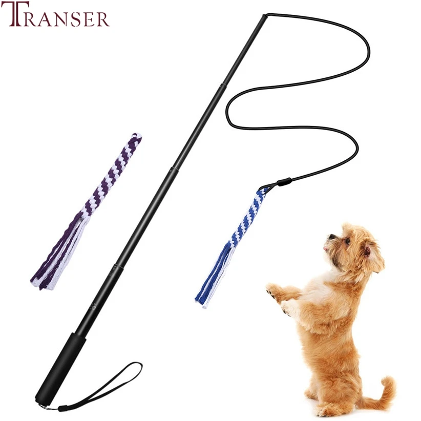 Transer 1 шт. собака, кошка, игрушка, выдвижная чайная палочка, палочка с 2 веревками, интерактивная игрушка для щенков, жевания, укуса, Обучающие игрушки 910
