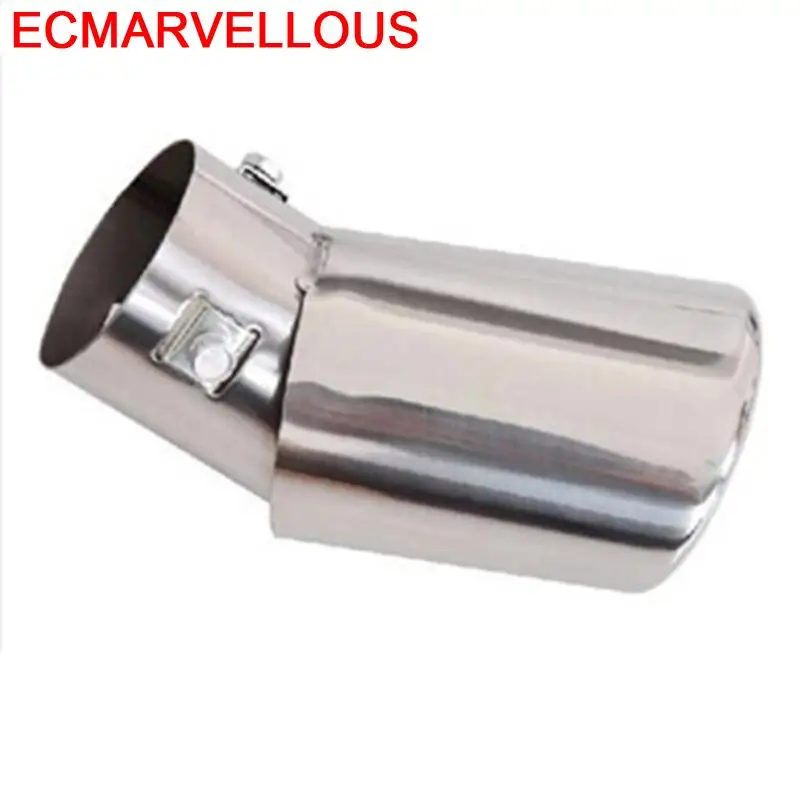 Sierstuk Echapement Voiture Cola De Cutout Escape Coche Tip Tail Throat Exhaust Terminale Scarico Auto Universal Car Muffler | Автомобили