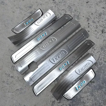 

High quality stainless steel internal Scuff Plate/Door Sill For 2015-2016 Hyundai ix25 Car styling