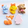 10Pcs Cute Mixed Mini Cartoon Animal Flat Back Resin Cabochons Scrapbooking DIY Jewelry Craft Decoration Accessories H05 ► Photo 2/6