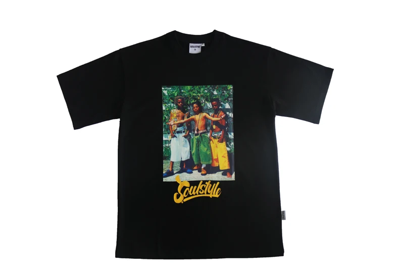 80 хип-хоп Bboy короткий рукав свободная футболка европейский размер s m l xl XXL Заказной черный белый для мужчин и женщин хлопок