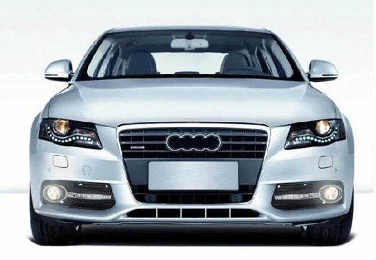 Подходит для Audi A4L B8 2009-2012 автомобильные аксессуары автомобиля DRL Вождения Дневные ходовые огни светильник светодиодный с мигающей противотуманной лампой реле Дневной светильник