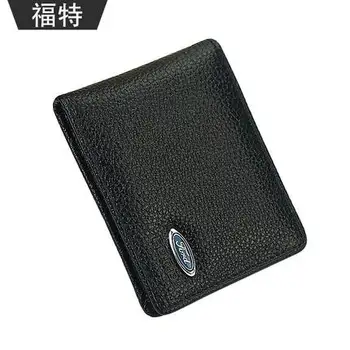 

1Pcs Genuine Leather Car Document Bag Card Package For Ford mk2 mk3 mk4 mk5 mk7 fiesta FOCUS 2 3 4 5 ranger Christmas gift