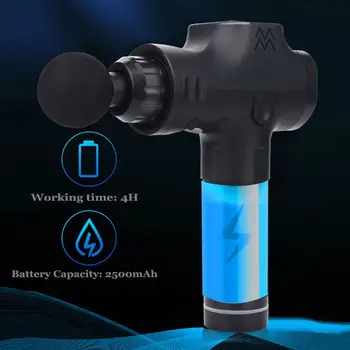 

Percussive Massager Gun Vibrating Therapy Device Muscles Body Bodybuilding Multicolor 2500mah Sports Yoga Durable Crossfit