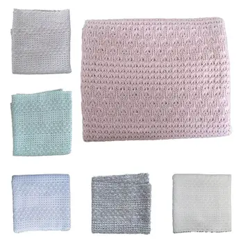 

Newborn Baby Knitted Swaddle Wrap Infants Receiving Blankets Cloth Toddler Photography Props Photo Shooting Accessories