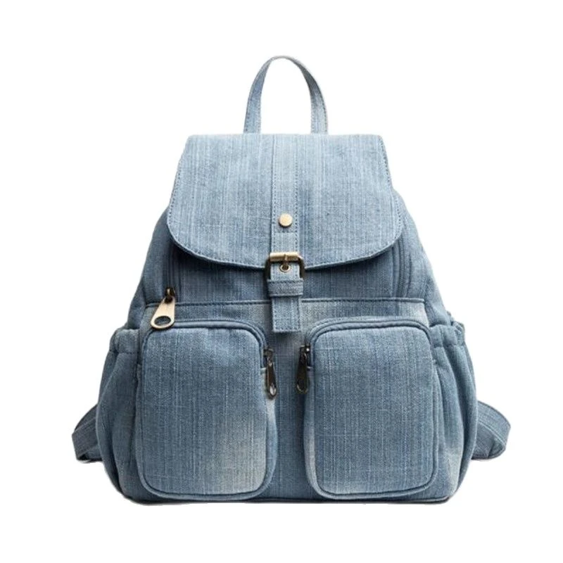 2022 New Denim Travel Bags For Girls College Style Bckpacks large Size Mother Bags School Bags Drop Shipping MN1261