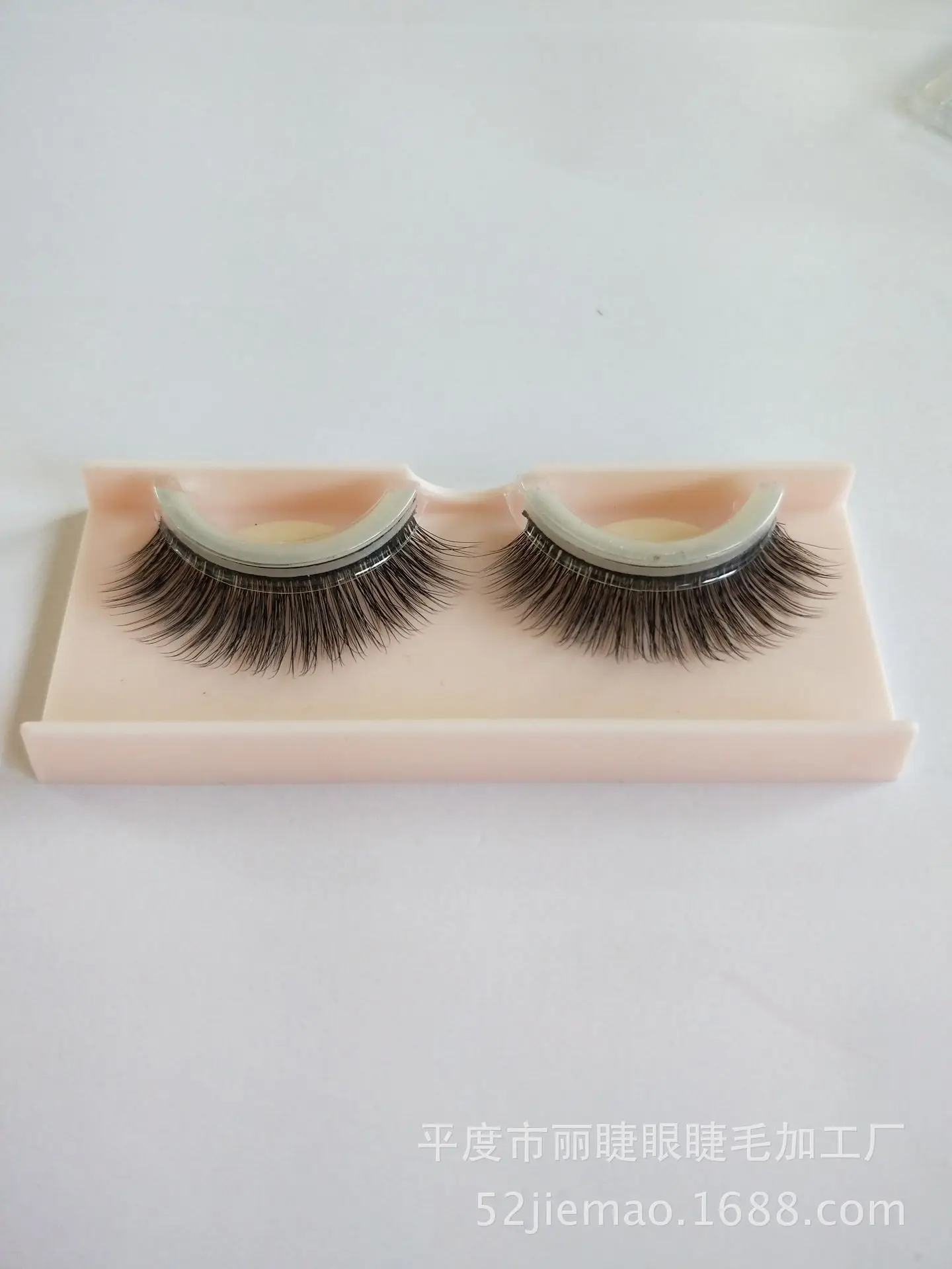 

Self-Adhesive False Eyelashes Hole-Glue Self-Stick Graft Eyelashes Mink Fur Self-Adhesive 3D Handmade Sharpened Eyelash