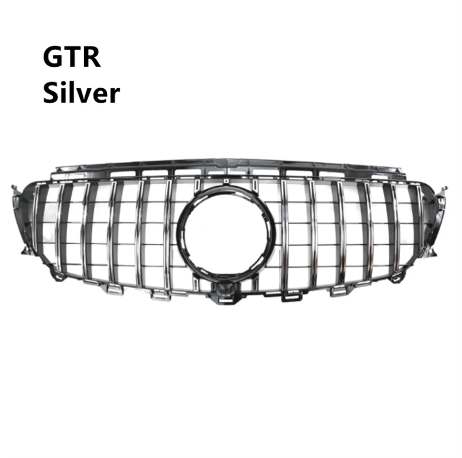 Front Bumper Grille For Mercedes Benz E Class W213 Sport Racing Grill With Camera GT Diamond 2016 2017 2018 2019 2020 bug deflector