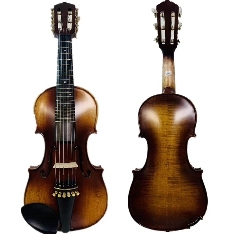 Monumento Accesible pakistaní Violín de 6 cuerdas con trastes incrustados, estilo Stradivarius SONG  maestro, desplazamiento de guitarra, completamente de personalidad, 4/4,  #14995|Violín| - AliExpress