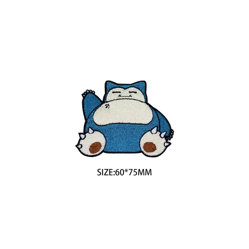 

Custom Iron On Kabigon Embroidered woven Patch Pokemon for Hats Shoes Jacket DIY your patch Welcome to customize your own patch