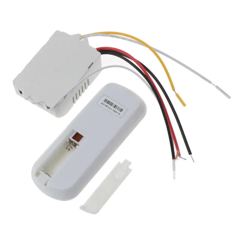  3 Port 220V Wireless Lamp Remote Control ON/OFF Switch Kit Receiver Transmitter 94PC - 4000216541231