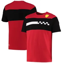 

Red T-shirt Formula 1 Racing Motorsport F1 Oversized t shirt Camisa masculina Roupas masculinas Ropa hombre Men clothing Blusas
