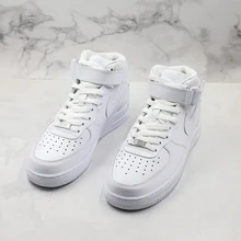 Nike Air Force 1 Mid '07 Мужская обувь для скейтбординга в стиле жизни AF1 женские кроссовки обувь классический стиль белый 315123