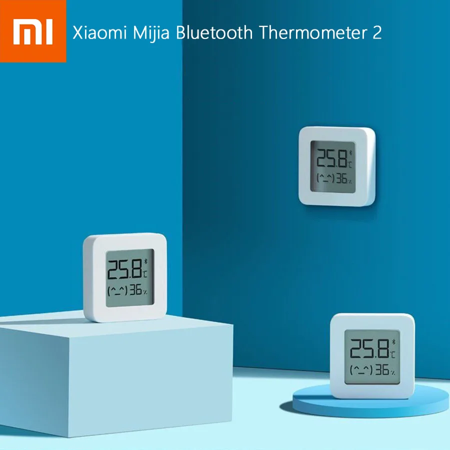 Новейшая версия Xiaomi Mijia Bluetooth термометр 2 мини гигрометр с высокоточным сенсором
