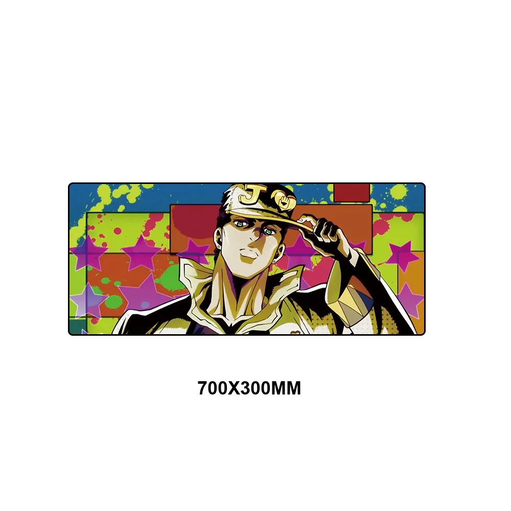 JOJO-003 Jojo причудливые Приключения большой игровой коврик для мышки с аниме игровой компьютерный коврик для мыши Противоскользящий натуральный каучук игровая клавиатура Коврик для мыши xl - Цвет: JOJO-003