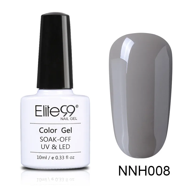 Elite99 10 мл Платиновый Блестящий Гель-лак для ногтей замачиваемый УФ светодиодный лак для ногтей Полупостоянный праймер для ногтей УФ-Гель-лак для маникюра - Цвет: NNH008