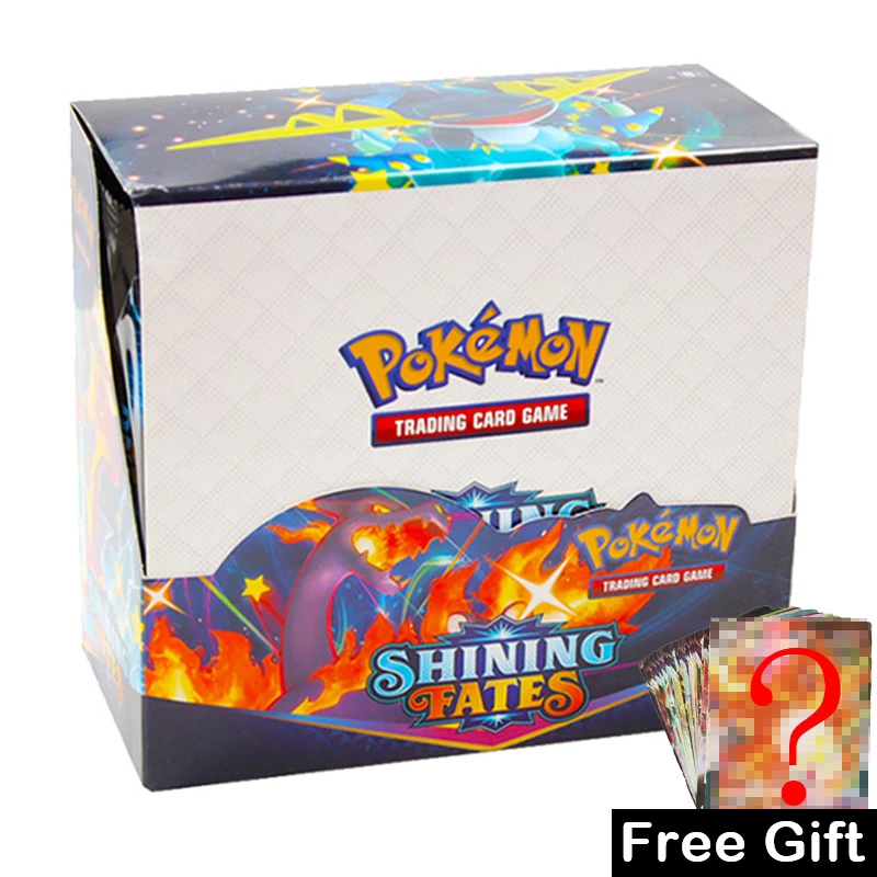 Box English Pokemon Card Tcg Shining Fates Pokemon Trading Cards Game Card Game Game