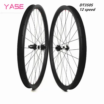 

YASE عجلات دراجة New 12 speed 29er carbon disc wheels Straight Pull 30x35mm tubeless asymmetry DT 350S boost mtb carbon wheelset