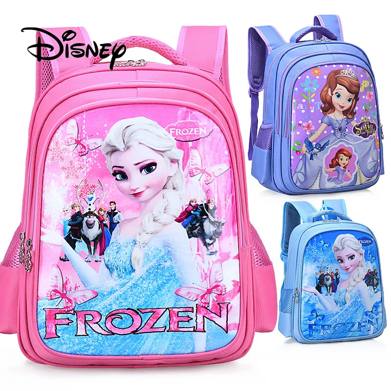 Disney Frozen Sofia Elsa плюшевый рюкзак для девочек Shcool сумка детей школьные сумки