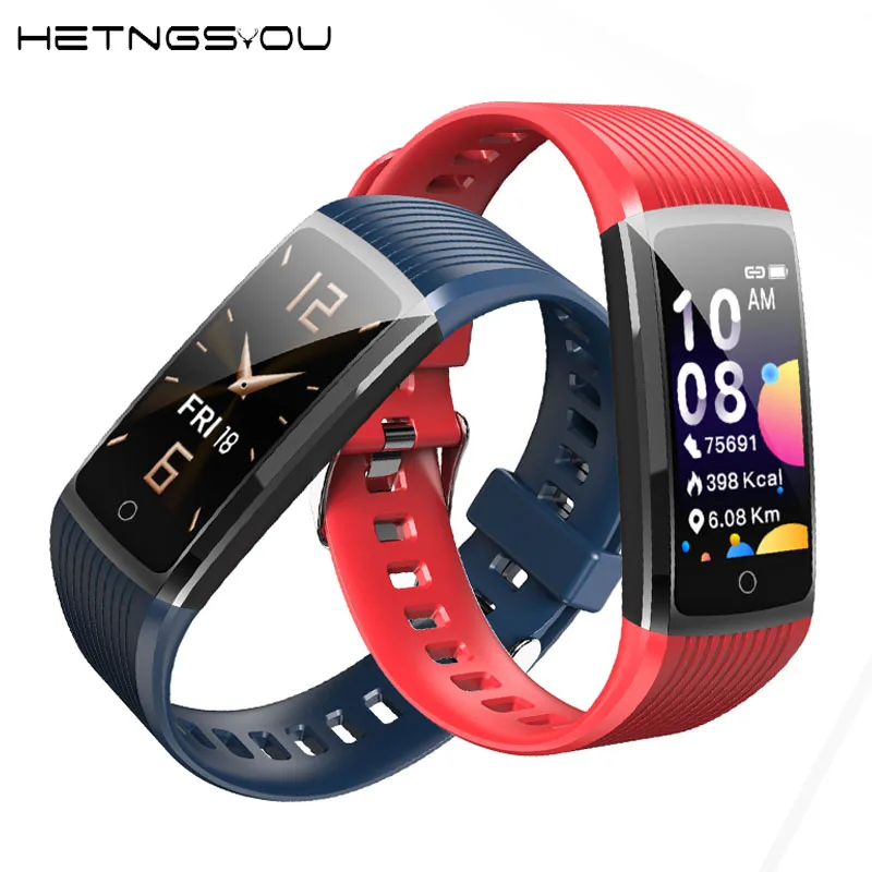 

R12 Smart Bracelet Sport Men Women Heart Rate Blood Pressure Wristband Fitness Tracker Monitor Color Call Message Step USB Band