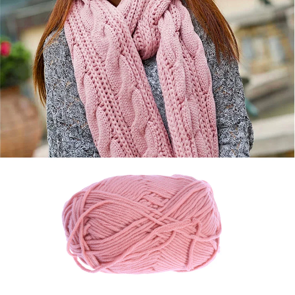 50g de hilo de algodón grueso tejido a mano hilo de algodón para tricotar caliente hilo para sombreros bufandas DIY (blanco)|Hilados| - AliExpress