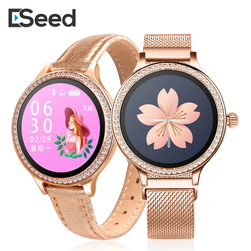  ESEED M8 Women smart watch IP68 Waterproof Lady Smart Band Heart Rate Monitor Fitness Tracker Brace - 4000032972386