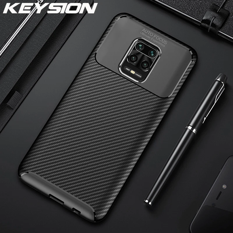 KEYSION Stoßfest Fall für Red mi Hinweis 9s Hinweis 9 Pro Max 8 Pro Carbon Fiber Silikon Telefon Abdeckung für Xiao mi mi 10 10 Pro 9T Pro|Angepasste Hüllen| - AliExpress
