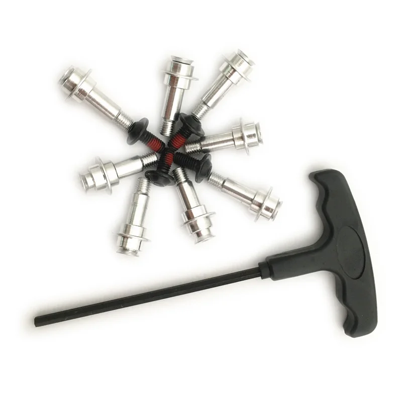Роликовый скоростной инструмент для заточки коньков Т-образный Ключ 4,0 мм ключ для роликовых коньков
