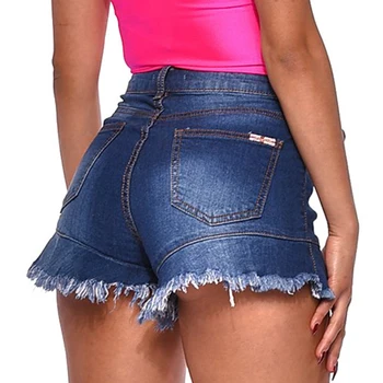 

Women Summer Denim Shorts Jeans Fashion Regular Shorts Ladies High Waist Zipper Jeans Sexy Shorts