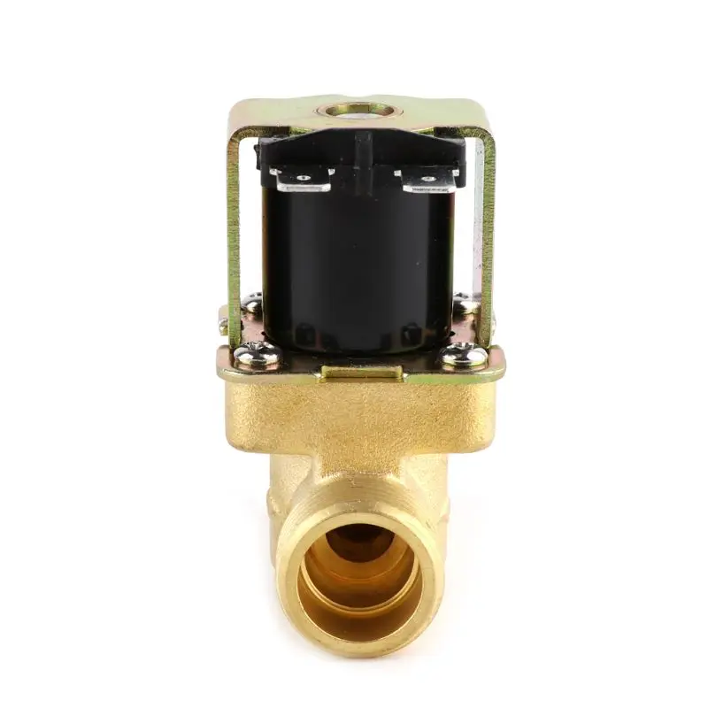 Медь горячей воды обычно закрытый вход клапан 4 точек касания DC12V для ...