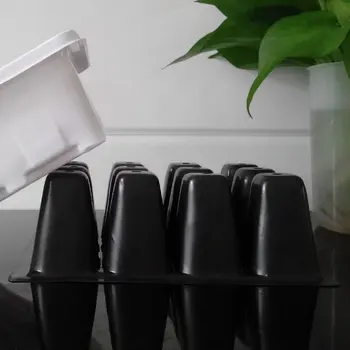 

Durable 12 Cells Hole Nursery Pots Plant Grow Box Tray Insert Propagation Plant Case Flower Pot Plug Plant Trays Hot
