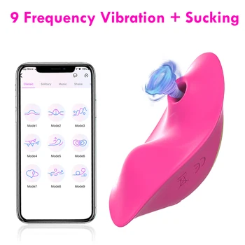Bluetooth Remote Control Vibrator Sex Toys for Women APP Control Wearable Dildo Panties Vibrator for Couple Clit Sucker Sex Shop 3