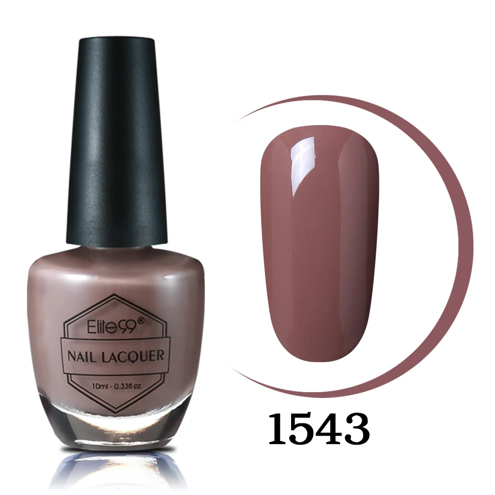 Elite99 10 мл Лак для ногтей лак для ногтей Гель-лак Vernis Nail Art долговечный впитывающий светодиодный аппарат великолепный маникюр гибридные Лаки - Цвет: 1543